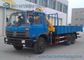 RHD 6x4 Crane Truck , Dongfeng XCMG 10 T Crane high performance